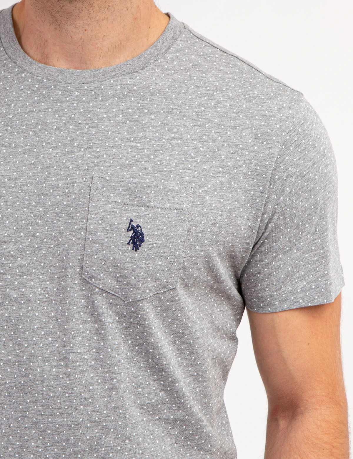 U.S. Polo Assn. POLKA DOT JERSEY T-SHIRT 4 U.S. Polo Assn. POLKA DOT JERSEY T-SHIRT - Image 2