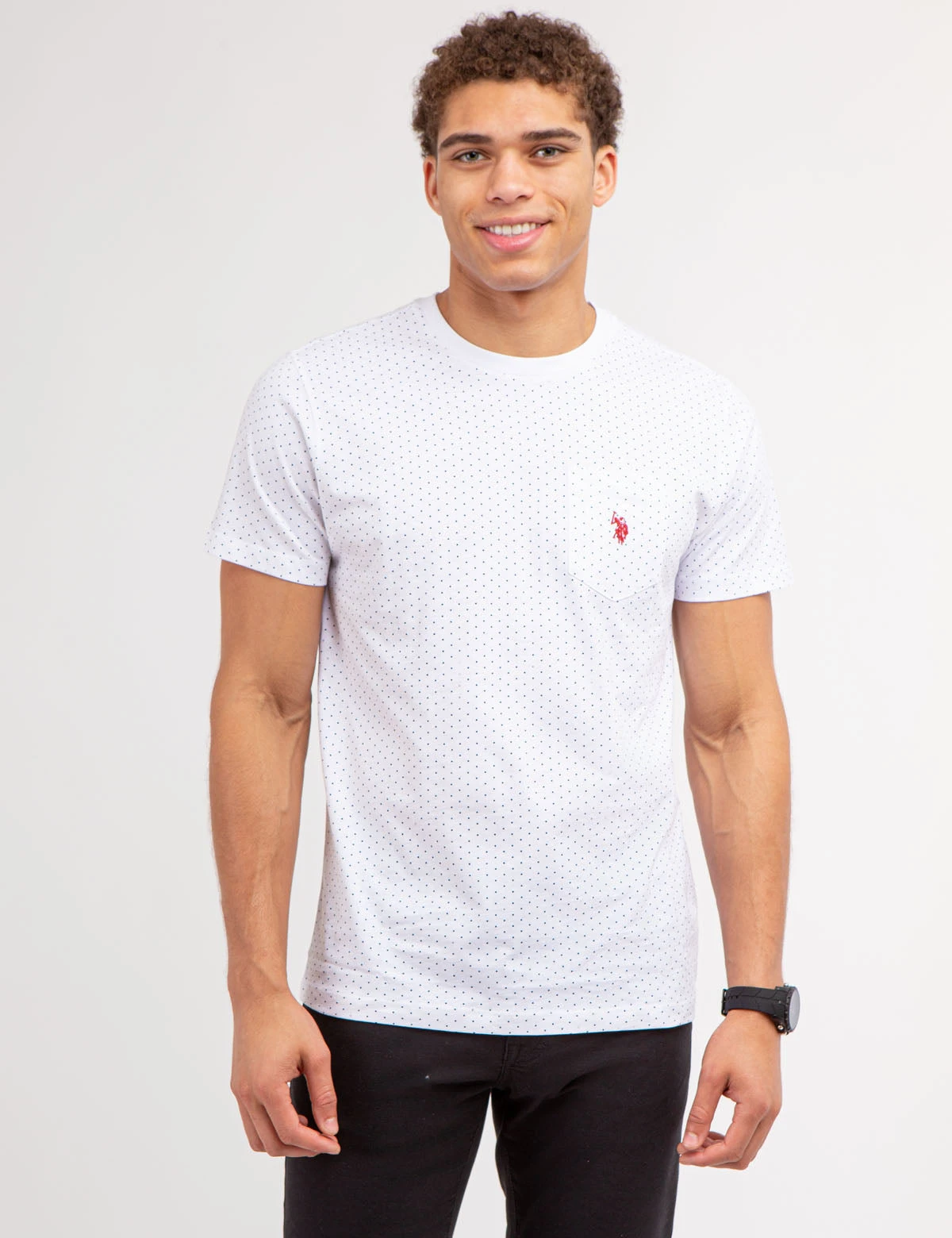 U.S. Polo Assn. POLKA DOT JERSEY T-SHIRT 7 U.S. Polo Assn. POLKA DOT JERSEY T-SHIRT - Image 5