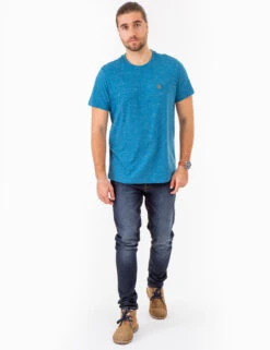 U.S. Polo Assn. SPACE DYE CREW NECK T-SHIRT 30 U.S. Polo Assn. SPACE DYE CREW NECK T-SHIRT -Modern Wear Shop 11C01819 BLSA 74188