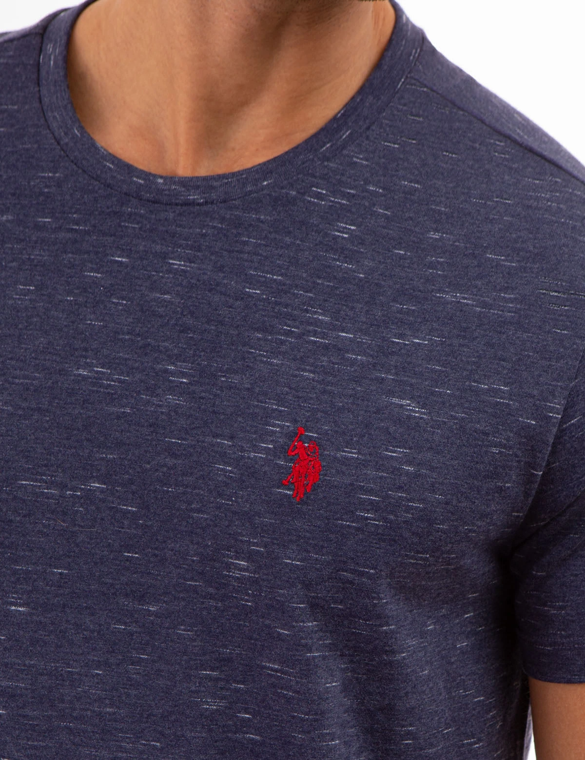 U.S. Polo Assn. SPACE DYE CREW NECK T-SHIRT 8 U.S. Polo Assn. SPACE DYE CREW NECK T-SHIRT - Image 6