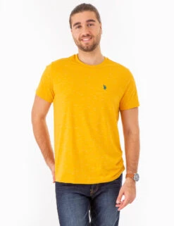 U.S. Polo Assn. SPACE DYE CREW NECK T-SHIRT 33 U.S. Polo Assn. SPACE DYE CREW NECK T-SHIRT -Modern Wear Shop 11C01819 DUTG 74130