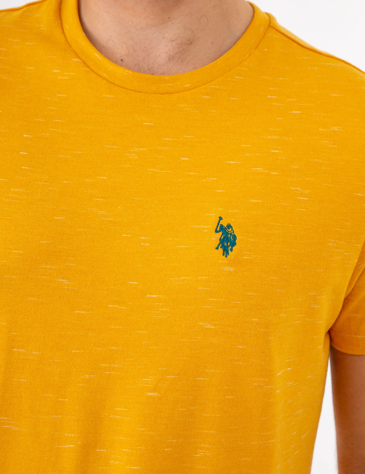 U.S. Polo Assn. SPACE DYE CREW NECK T-SHIRT 17 U.S. Polo Assn. SPACE DYE CREW NECK T-SHIRT - Image 15