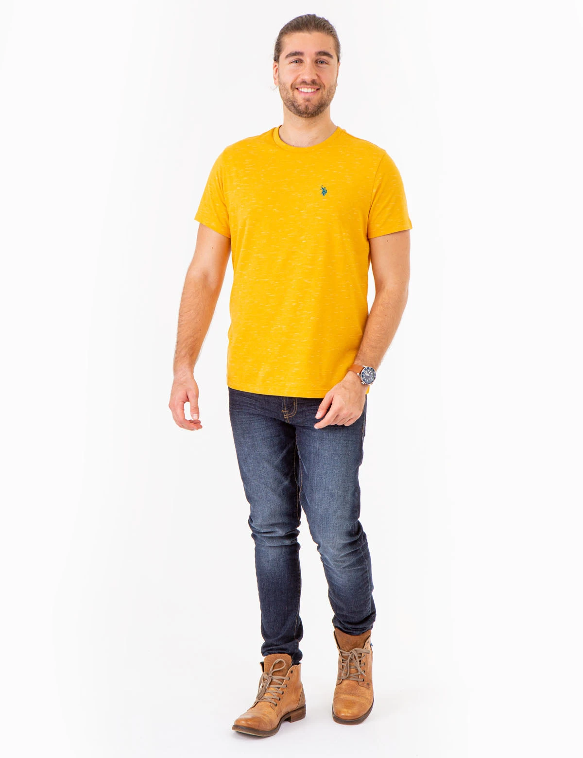 U.S. Polo Assn. SPACE DYE CREW NECK T-SHIRT 15 U.S. Polo Assn. SPACE DYE CREW NECK T-SHIRT - Image 13