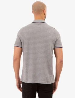 U.S. Polo Assn. JACQUARD MARLED STRIPE POLO SHIRT -Modern Wear Shop 11C04132 HGRY 82431