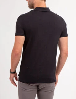 U.S. Polo Assn. COLORBLOCK SASH FRONT PIQUE POLO SHIRT -Modern Wear Shop 11C0453O BLCK 69633