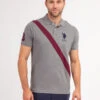 U.S. Polo Assn. COLORBLOCK SASH FRONT PIQUE POLO SHIRT -Modern Wear Shop 11C0453O CPGY 70180