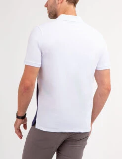 U.S. Polo Assn. DIAGONAL COLORBLOCK POLO SHIRT WITH PIPING 17 U.S. Polo Assn. DIAGONAL COLORBLOCK POLO SHIRT WITH PIPING -Modern Wear Shop 11C0483O WHIT 69668