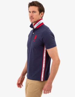 U.S. Polo Assn. GRAPHIC TRIM PIQUE POLO SHIRT -Modern Wear Shop 11C0513O CLNV 82442