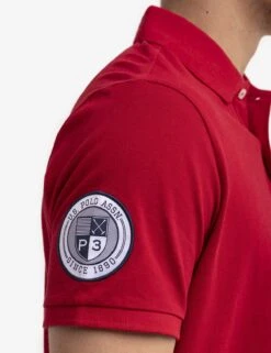 U.S. Polo Assn. GRAPHIC TRIM PIQUE POLO SHIRT -Modern Wear Shop 11C0513O ERED 0053