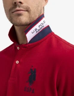 U.S. Polo Assn. GRAPHIC TRIM PIQUE POLO SHIRT -Modern Wear Shop 11C0513O ERED 0057
