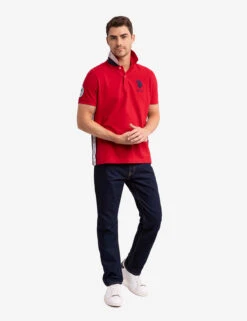 U.S. Polo Assn. GRAPHIC TRIM PIQUE POLO SHIRT -Modern Wear Shop 11C0513O ERED 0072