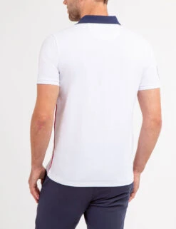 U.S. Polo Assn. GRAPHIC TRIM PIQUE POLO SHIRT -Modern Wear Shop 11C0513O WHIT 68803
