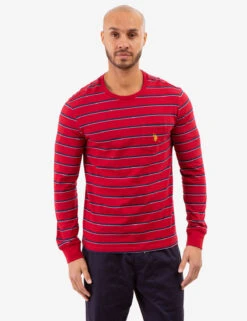 U.S. Polo Assn. YARN DYE STRIPE JERSEY LONG SLEEVE T-SHIRT