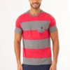 U.S. Polo Assn. RUGBY STRIPE JERSEY T-SHIRT WITH POCKET -Modern Wear Shop 11C13519 COGY 75198