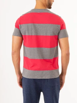 U.S. Polo Assn. RUGBY STRIPE JERSEY T-SHIRT WITH POCKET -Modern Wear Shop 11C13519 COGY 75199
