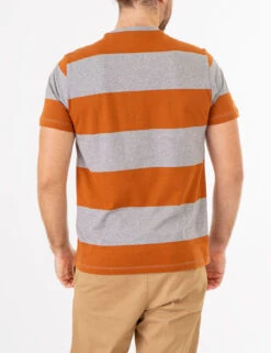 U.S. Polo Assn. RUGBY STRIPE JERSEY T-SHIRT WITH POCKET -Modern Wear Shop 11C13519 HGRY 73983