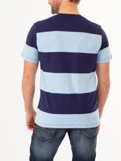 U.S. Polo Assn. RUGBY STRIPE JERSEY T-SHIRT WITH POCKET -Modern Wear Shop 11C13519 SFBH 75168