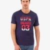 U.S. Polo Assn. USPA STACKED GRAPHIC JESERY T-SHIRT -Modern Wear Shop 11C14804 CLNV 82539