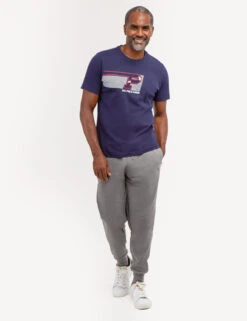 U.S. POLO ASSN. FLYING PRINT GRAPHIC T-SHIRT -Modern Wear Shop 11C15304 CLNV 68052