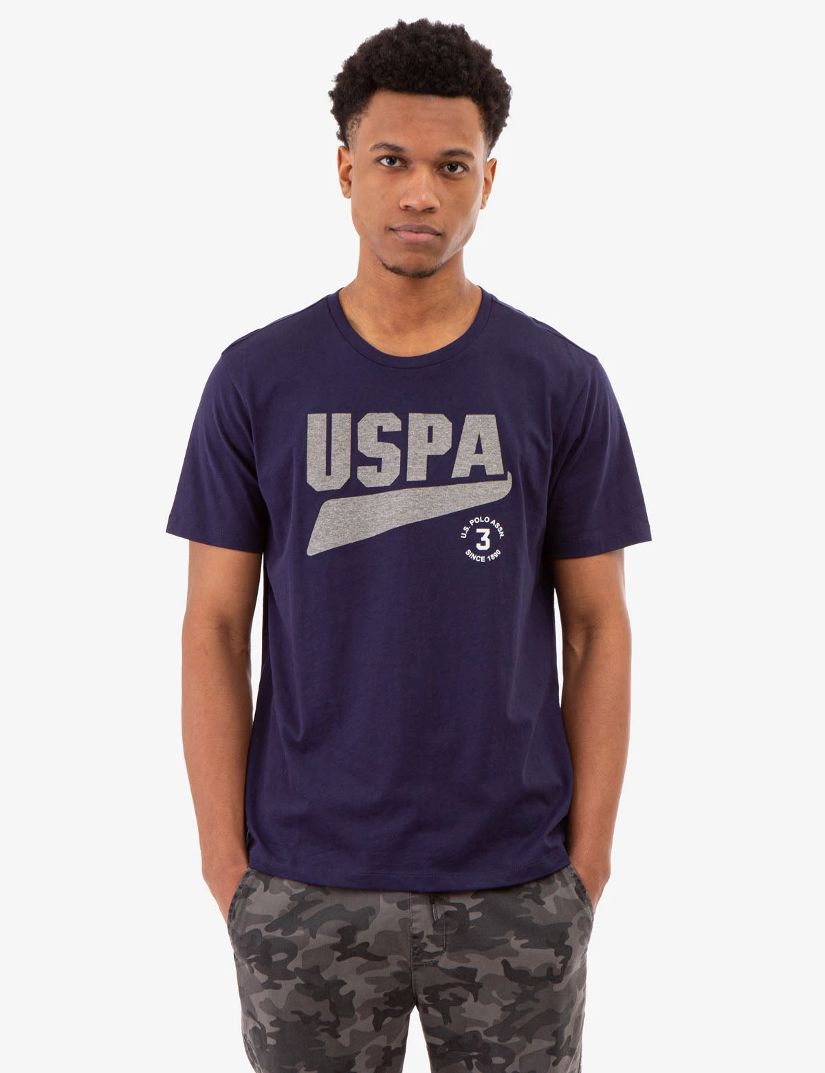 U.S. Polo Assn. CONTRAST HEATHER USPA GRAPHIC T-SHIRT 3 U.S. Polo Assn. CONTRAST HEATHER USPA GRAPHIC T-SHIRT