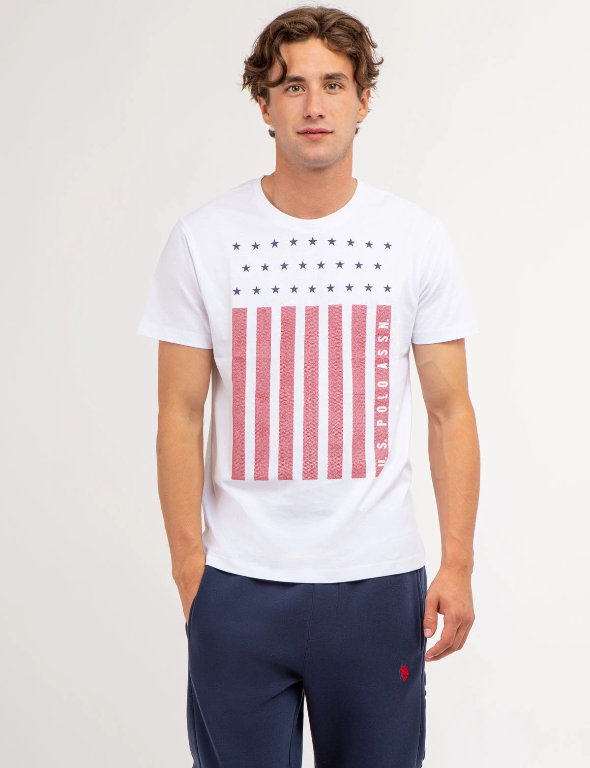 U.S. POLO ASSN. VERTICAL FLAG JERSEY T-SHIRT 3 U.S. POLO ASSN. VERTICAL FLAG JERSEY T-SHIRT
