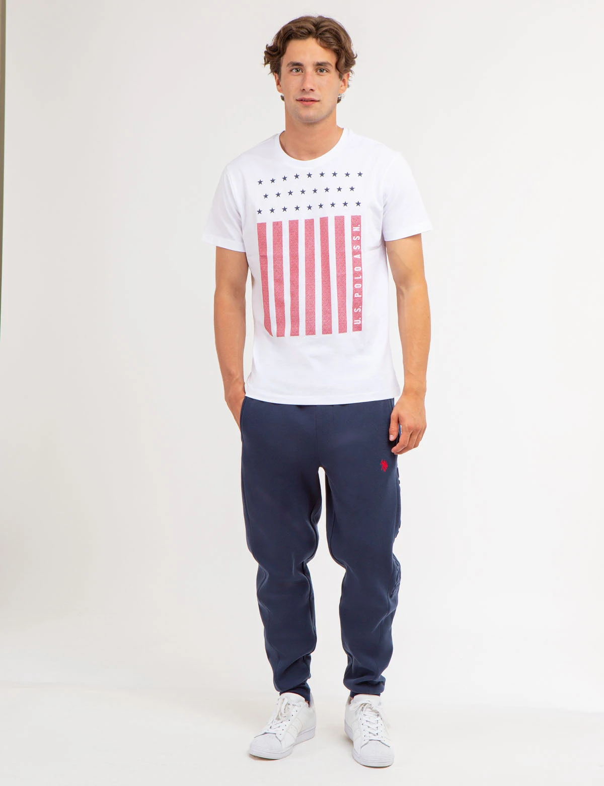 U.S. POLO ASSN. VERTICAL FLAG JERSEY T-SHIRT 4 U.S. POLO ASSN. VERTICAL FLAG JERSEY T-SHIRT - Image 2