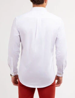 U.S. Polo Assn. SOLID STRETCH POPLIN LONG SLEEVE SHIRT -Modern Wear Shop 11C251 OPWH 70176