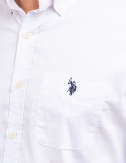 U.S. Polo Assn. SOLID STRETCH POPLIN LONG SLEEVE SHIRT -Modern Wear Shop 11C251 OPWH 70177