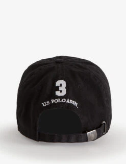 U.S. Polo Assn. MENS MULTICOLOR CENTER LOGO HAT -Modern Wear Shop 11C271AA BLCK back