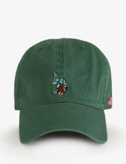 U.S. Polo Assn. MENS MULTICOLOR CENTER LOGO HAT -Modern Wear Shop 11C271AA IVLG front