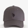 U.S. Polo Assn. MENS CENTER SMALL LOGO HAT -Modern Wear Shop 11C272AA MGRY front 88767c6b 7c09 4d8d 9fd5 933ba75e6f0e