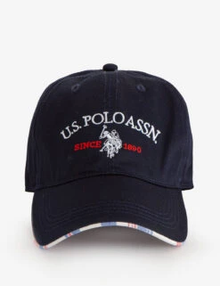 U.S. Polo Assn. MENS CENTER LOGO TWILL HAT -Modern Wear Shop 11C273AA CLNV front