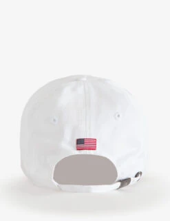 U.S. Polo Assn. MENS CENTER LOGO TWILL HAT -Modern Wear Shop 11C273AA WHIT back