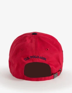 U.S. Polo Assn. MENS MEDIUM SIDE LOGO AND CREST HAT 11 U.S. Polo Assn. MENS MEDIUM SIDE LOGO AND CREST HAT -Modern Wear Shop 11C277AA DKRD back