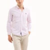 U.S. Polo Assn. LONG SLEEVE HEATHER POPLIN WOVEN SHIRT
