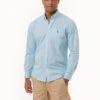 U.S. Polo Assn. GINGHAM SLUB POPLIN LONG SLEEVE SHIRT -Modern Wear Shop 11C318VP HZBL 2428