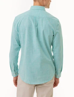 U.S. Polo Assn. GINGHAM SLUB POPLIN LONG SLEEVE SHIRT -Modern Wear Shop 11C318VP PLGN 2897