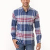 U.S. Polo Assn. LARGE PLAID LONG SLEEVE WOVEN SHIRT