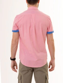 U.S. Polo Assn. SLUB POPLIN WOVEN SHIRT WITH CONTRAST FACING -Modern Wear Shop 11C333V3 RGRD 1722