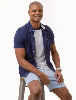 U.S. Polo Assn. SHORT SLEEVE YARN DYE DOBBY WOVEN SHIRT 13 U.S. Polo Assn. SHORT SLEEVE YARN DYE DOBBY WOVEN SHIRT -Modern Wear Shop 11C339Z9 CLNV 2292