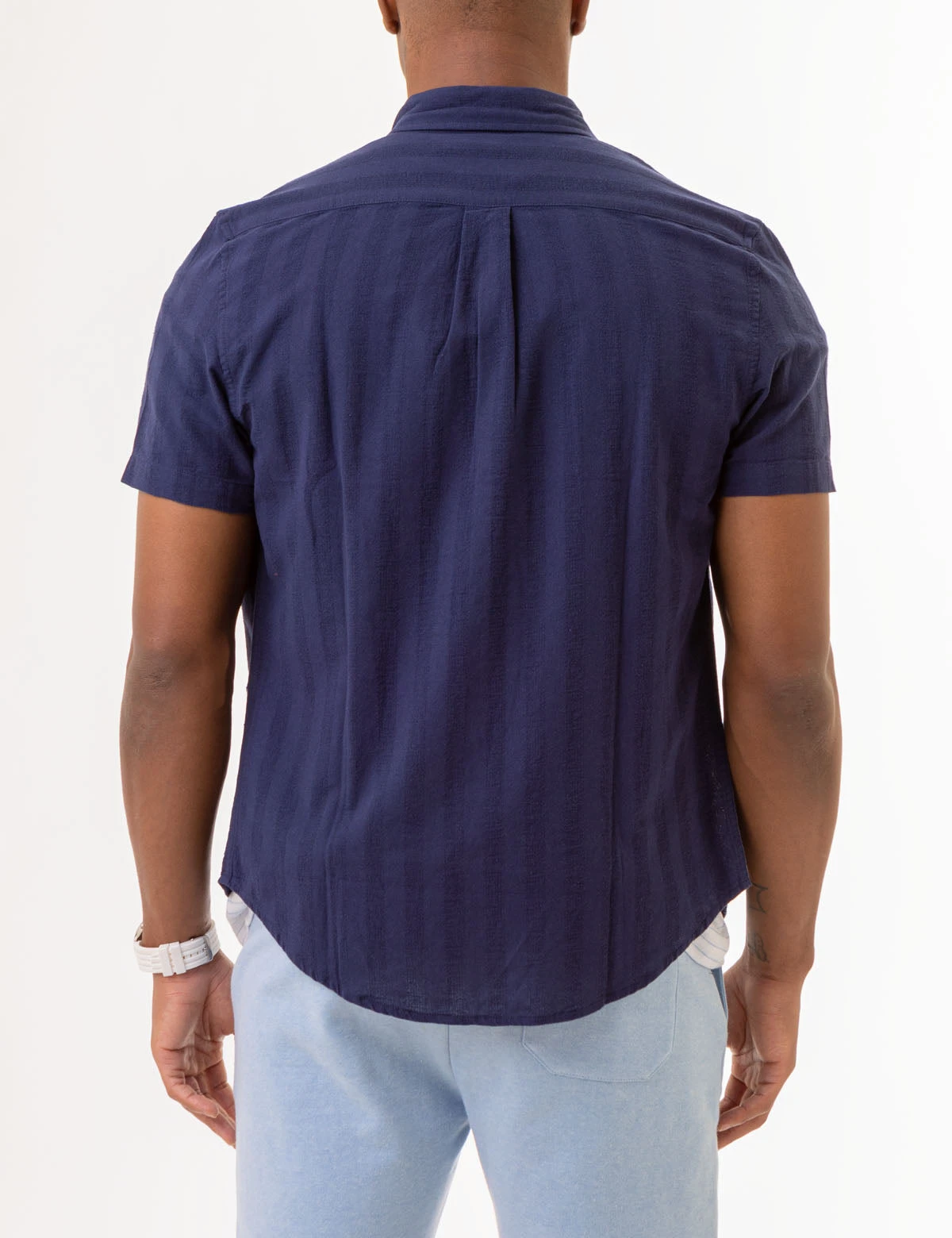 U.S. Polo Assn. SHORT SLEEVE YARN DYE DOBBY WOVEN SHIRT 6 U.S. Polo Assn. SHORT SLEEVE YARN DYE DOBBY WOVEN SHIRT - Image 4