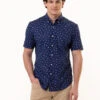 U.S. Polo Assn. ALL OVER USPA FLAG PRINT WOVEN SHIRT
