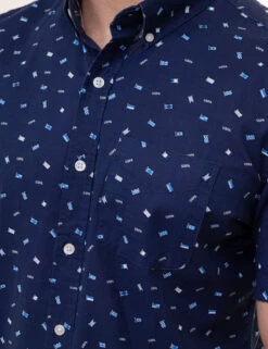 U.S. Polo Assn. ALL OVER USPA FLAG PRINT WOVEN SHIRT 13 U.S. Polo Assn. ALL OVER USPA FLAG PRINT WOVEN SHIRT -Modern Wear Shop 11C341V3 CLNV 1214