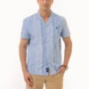 U.S. Polo Assn. SLUB POPLIN SHORT SLEEVE SHIRT WITH POCKET -Modern Wear Shop 11C364W8 WNBL 2228