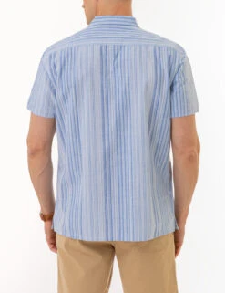 U.S. Polo Assn. SLUB POPLIN SHORT SLEEVE SHIRT WITH POCKET -Modern Wear Shop 11C364W8 WNBL 2231