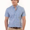 U.S. Polo Assn. SHORT SLEEVE FLORAL PRINT SHIRT WITH POCKET -Modern Wear Shop 11C369VI BJBL 1133
