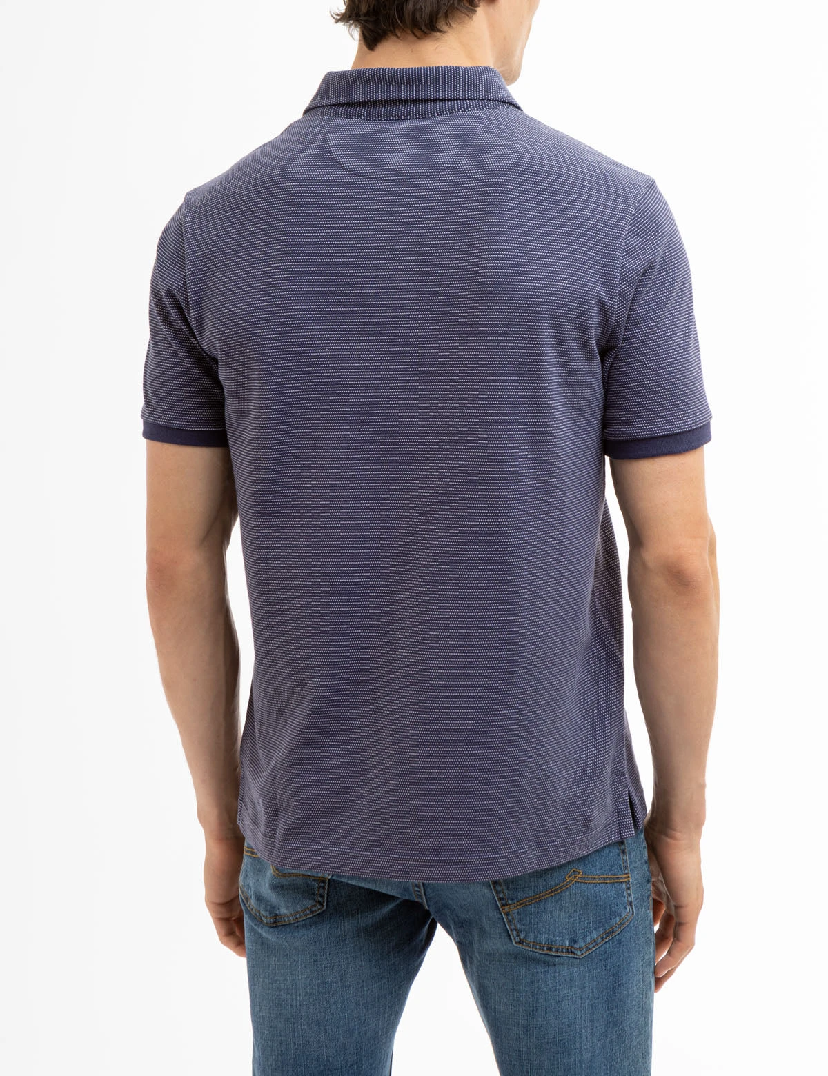 U.S. Polo Assn. JACQUARD PIQUE PIECED POLO SHIRT 5 U.S. Polo Assn. JACQUARD PIQUE PIECED POLO SHIRT - Image 3