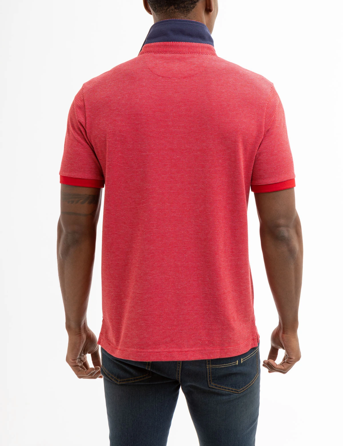 U.S. Polo Assn. JACQUARD PIQUE PIECED POLO SHIRT 11 U.S. Polo Assn. JACQUARD PIQUE PIECED POLO SHIRT - Image 9