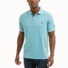 U.S. Polo Assn. USPA TEAM PIPED HEATHER PIQUE POLO SHIRT