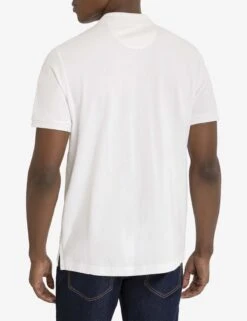 U.S. Polo Assn. VERTICAL COLORBLOCK PIQUE POLO SHIRT -Modern Wear Shop 11C4803O WHIT 1460